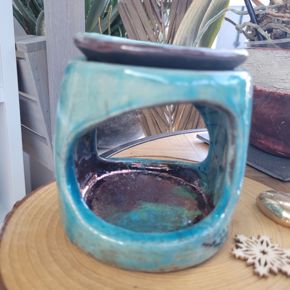 Brûleur raku turquoise unique | Flozraku – photo 2
