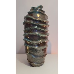 Vase unique turquoise