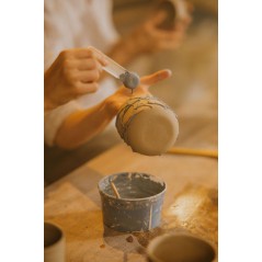 Abonnement 10 cours de céramique : émaillage d’un bol