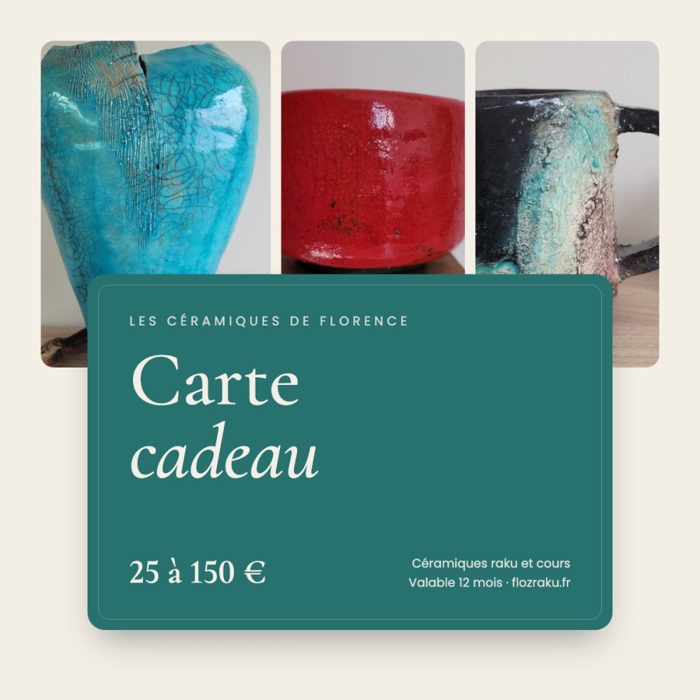 Carte cadeau Les céramiques de Florence
