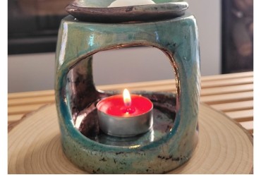 Brûleurs à parfum en céramique raku : beaux et parfumés