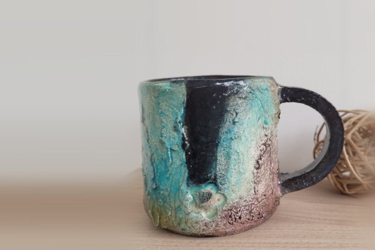 Idées cadeaux de Noël en céramique raku faite main