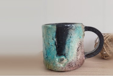 Idées cadeaux de Noël en céramique raku faite main